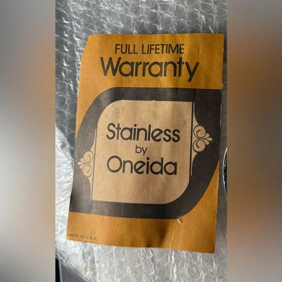 Oneida Wordsworth Rose Stainless Flatware USA Silverware Forks, Knives 26 Pcs - Picture 7 of 16